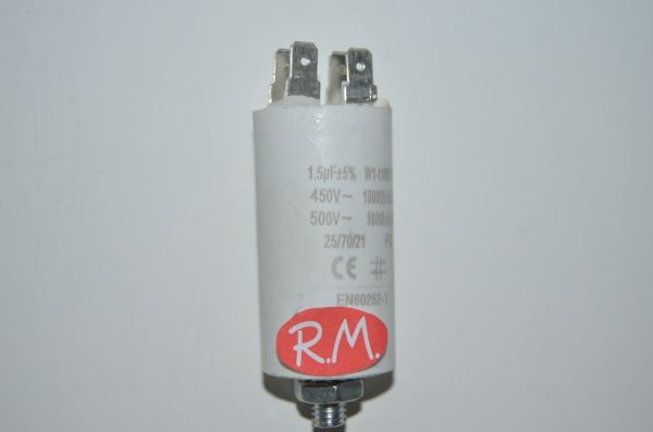 Condensador de trabajo 1,5uf 450 V