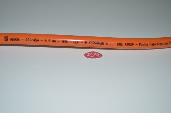 Tubo de gas butano homologado a metros
