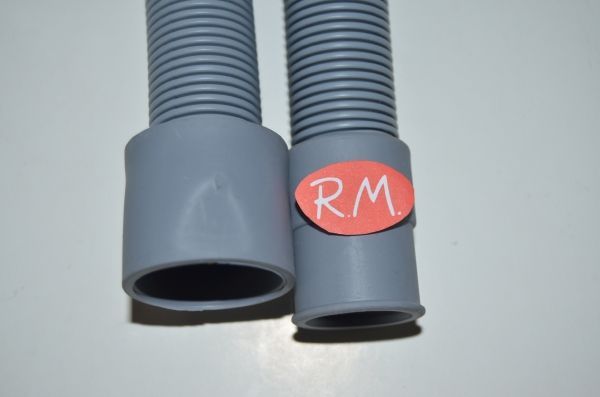Tubo desagüe lavadora 2 bocas 180° Ø20 mm Ø 28 mm 1,8 metros