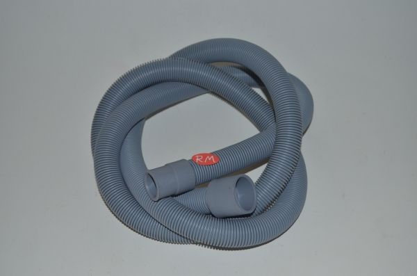 Tubo desagüe lavadora 2 bocas 180° Ø20 mm Ø 28 mm 1,8 metros