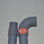 Tubo desagüe lavadora 2 bocas 180° Ø 19 mm 90° Ø 21 mm