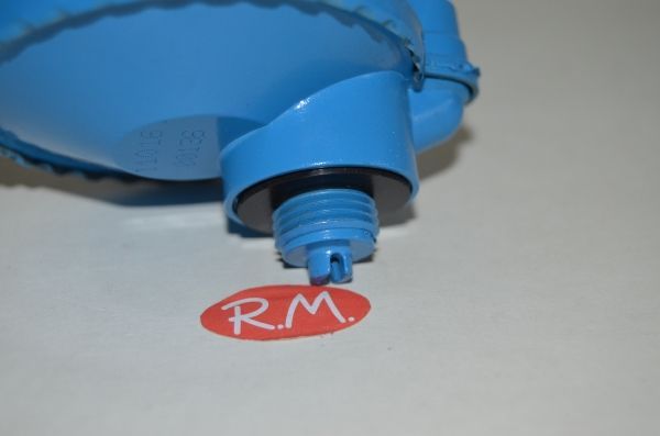 Grifo regulador 28 gr adaptable botella butano popular azul - Imagen 3