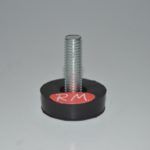 Pie regulable lavadora con base goma Ø 35 mm  y rosca M10x150 - Imagen 3