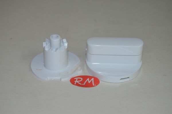 Tapa mando + leva programador Zanussi Z blanca