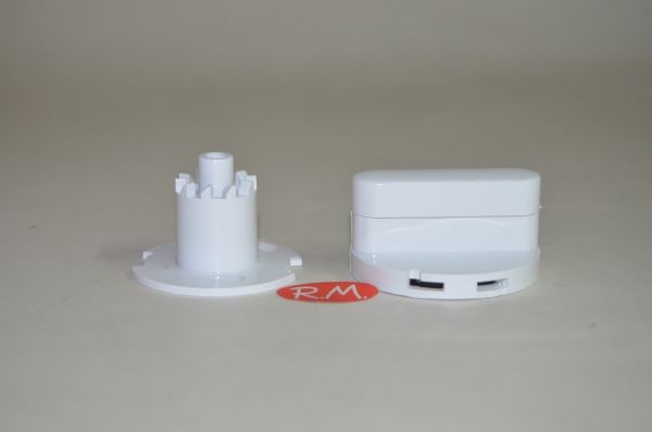 Tapa mando + leva programador Zanussi Z blanca - Imagen 3