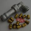 Conjunto inyectores a gas natural cocina Bompani