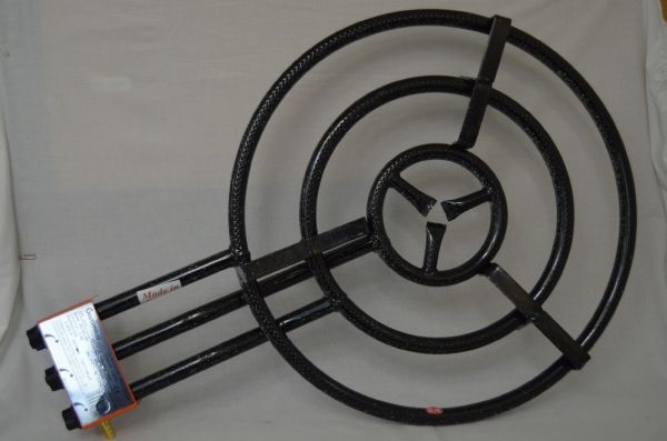 Quemador paellero butano Garcima 60cm 3 aros