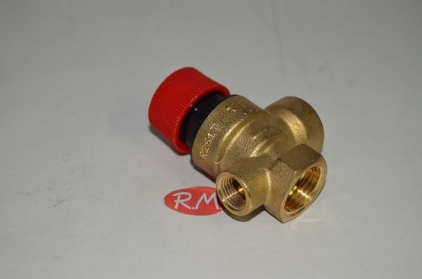 Válvula de seguridad caldera H-H 1/2 3 bar 90° - Imagen 3