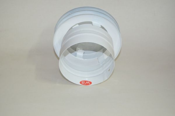 Deflector de 3 aros salida humos campana Ø 110 mm - Imagen 2
