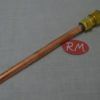Obús de carga frigorífico para soldar 1/4" con tubo de 100 mm