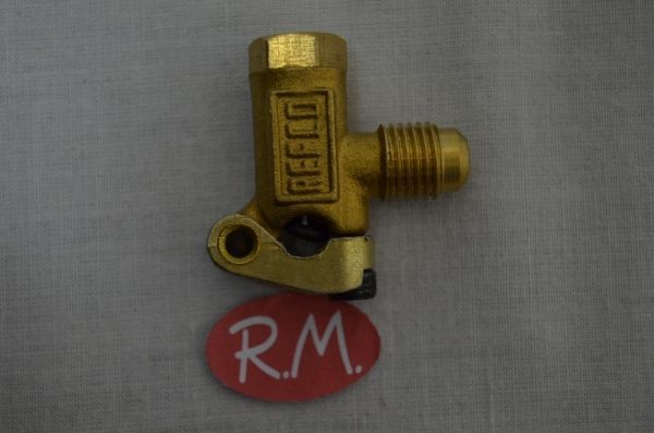 Válvula obús para carga refrigerante Refco 1/4" pinchada