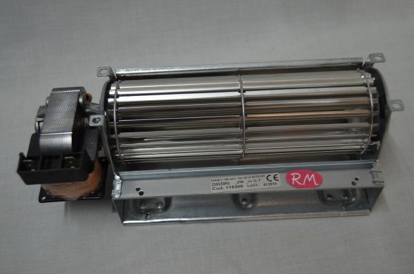 Motor ventilador tangencial izquierdo 180 mm