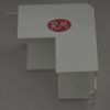Angulo exterior canaleta con tapa Escconduct 80 x 40 mm