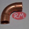 Curva 90° cobre aire acondicionado hembra 1/2" para soldar