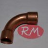 Curva 90° cobre aire acondicionado hembra 3/8" para soldar