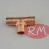 Te cobre aire acondicionado hembra 1/4" para soldar