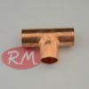 Te cobre aire acondicionado hembra 3/8" para soldar