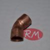 Curva 45° cobre aire acondicionado hembra 1/2" para soldar