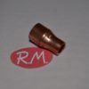 Reducción cobre aire acondicionado hembra 3/8" - 1/4" para soldar