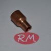 Reducción cobre aire acondicionado macho 1/2" hembra 1/4" soldar