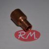 Reducción cobre aire acondicionado macho 3/8" hembra 1/4" soldar