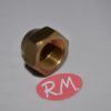 Tuerca latón SAE reducida hembra 3/8" a tubo 1/4"