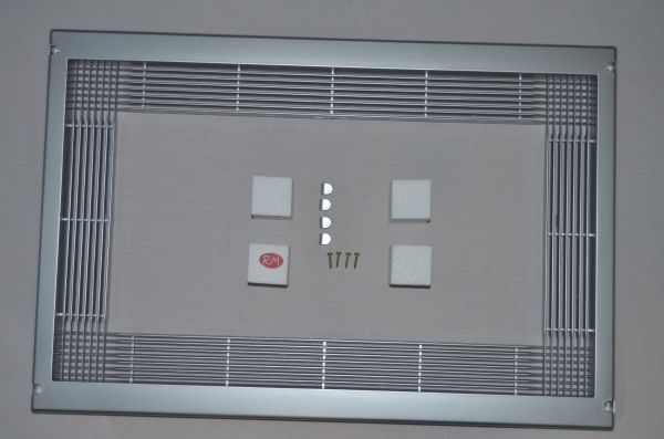 Marco para microondas universal 60 x 40 cm Inox