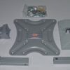 Soporte televisión LCD acero plata 37"