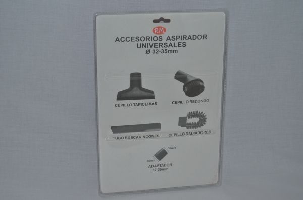Kit accesorios aspirador con acoples a Ø32-35mm