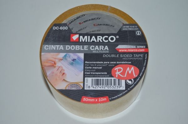 Cinta doble cara Miarco 50 mm x 10 m DC - 600