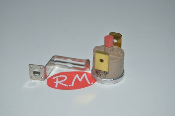 Termostato fijo Ø 16 mm NC 165° con anclaje con rearme