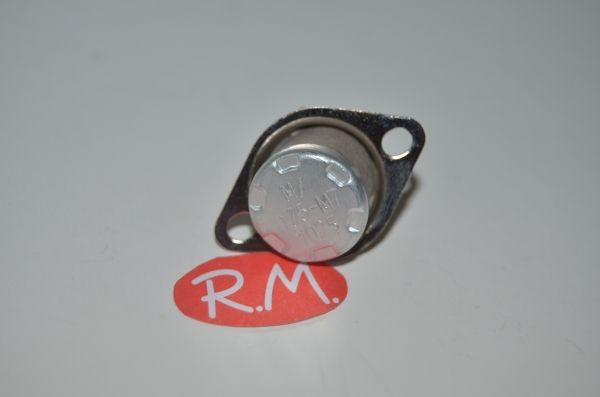 Termostato fijo Ø 16 mm NC 175° con anclaje y rearme