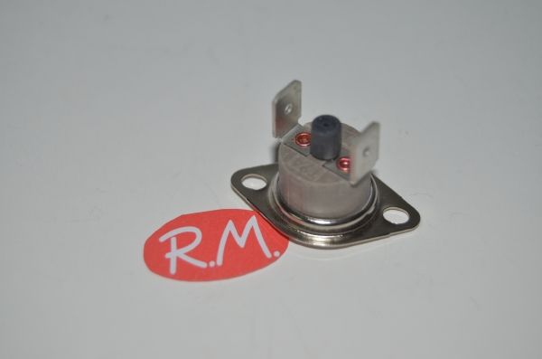 Termostato fijo Ø 16 mm NC 175° con anclaje y rearme