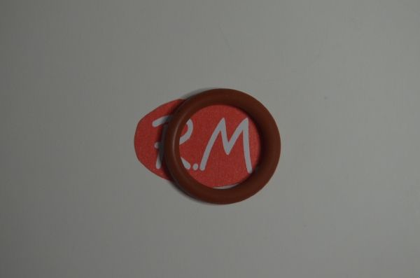 Junta tórica silicona tapón vaporeta Ø 19 x 2,6 mm grueso