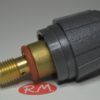 Tapón centro planchado Ø 40 mm rosca macho 1/4" 14 mm