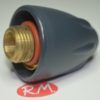 Tapón centro planchado Ø 43 mm rosca macho 1/2" 21 mm