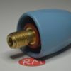 Tapón centro planchado Ø 40 mm rosca macho 1/4" 14 mm