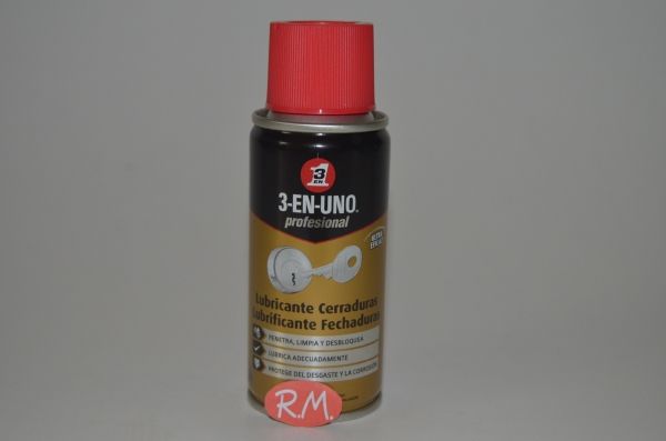 3 EN 1 lubricante cerraduras en spray 100 ml