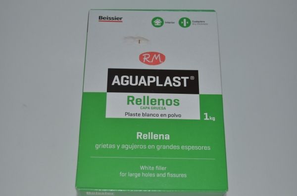 Aguaplast rellenos en polvo capa gruesa caja 1 kg Beissier
