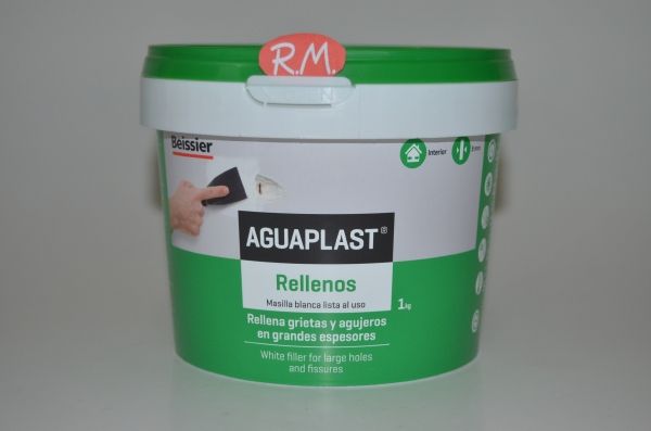 Aguaplast rellenos en polvo capa gruesa tarro 1 kg Beissier