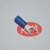Terminal faston horquilla azul preaislado Ø4 mm