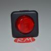 Interruptor unipolar con piloto rojo 25 x 25 mm