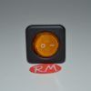 Interruptor bipolar con piloto ambar 25 x 25 mm