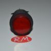 Pulsador bipolar redondo con piloto rojo 22 x 30 mm