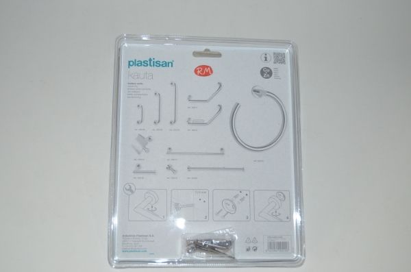Toallero anilla plastisan kauta cromo 00515 - Imagen 3