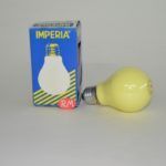 Bombilla estandar incandescente amarilla E-27 25W