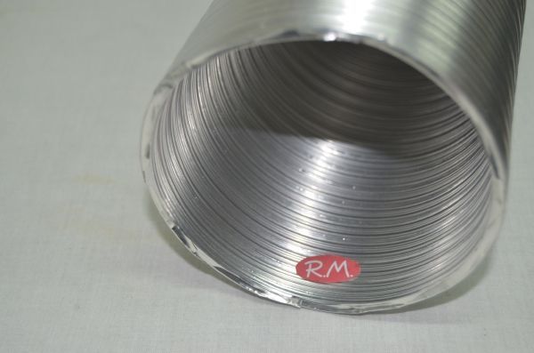Tubo de aluminio flexible compacto Ø 100 mm 2 metros - Imagen 2