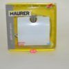 Portarrollos Maurer II con tapa inoxidable 16 x 22 cm