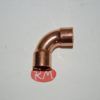 Curva 90° de cobre soldar H-H Ø 28 mm