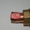 Racor dos piezas recto H 7/8 Ø 18 mm contador gas